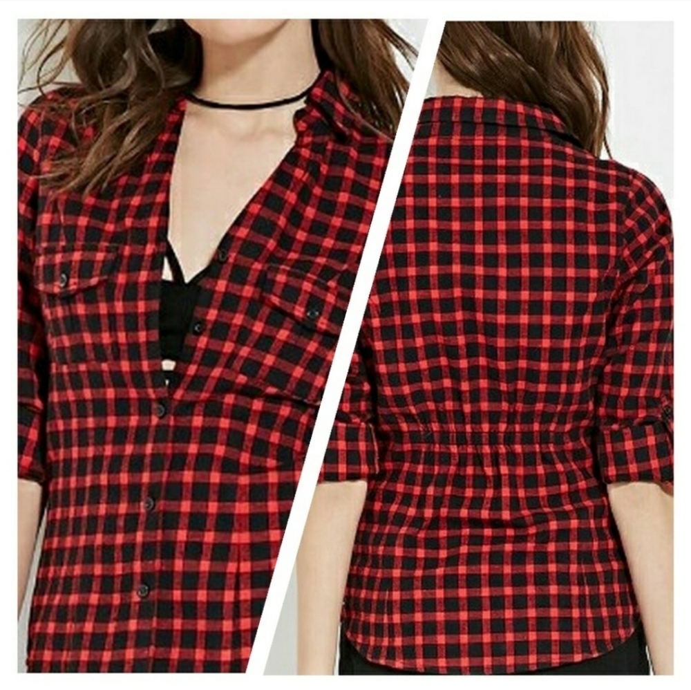 Button Up Top ❤🖤